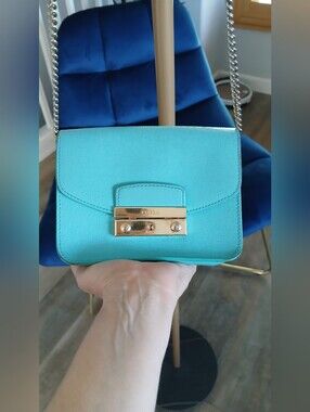 Furla Julia Mini Crossbody Bag in Turquoise